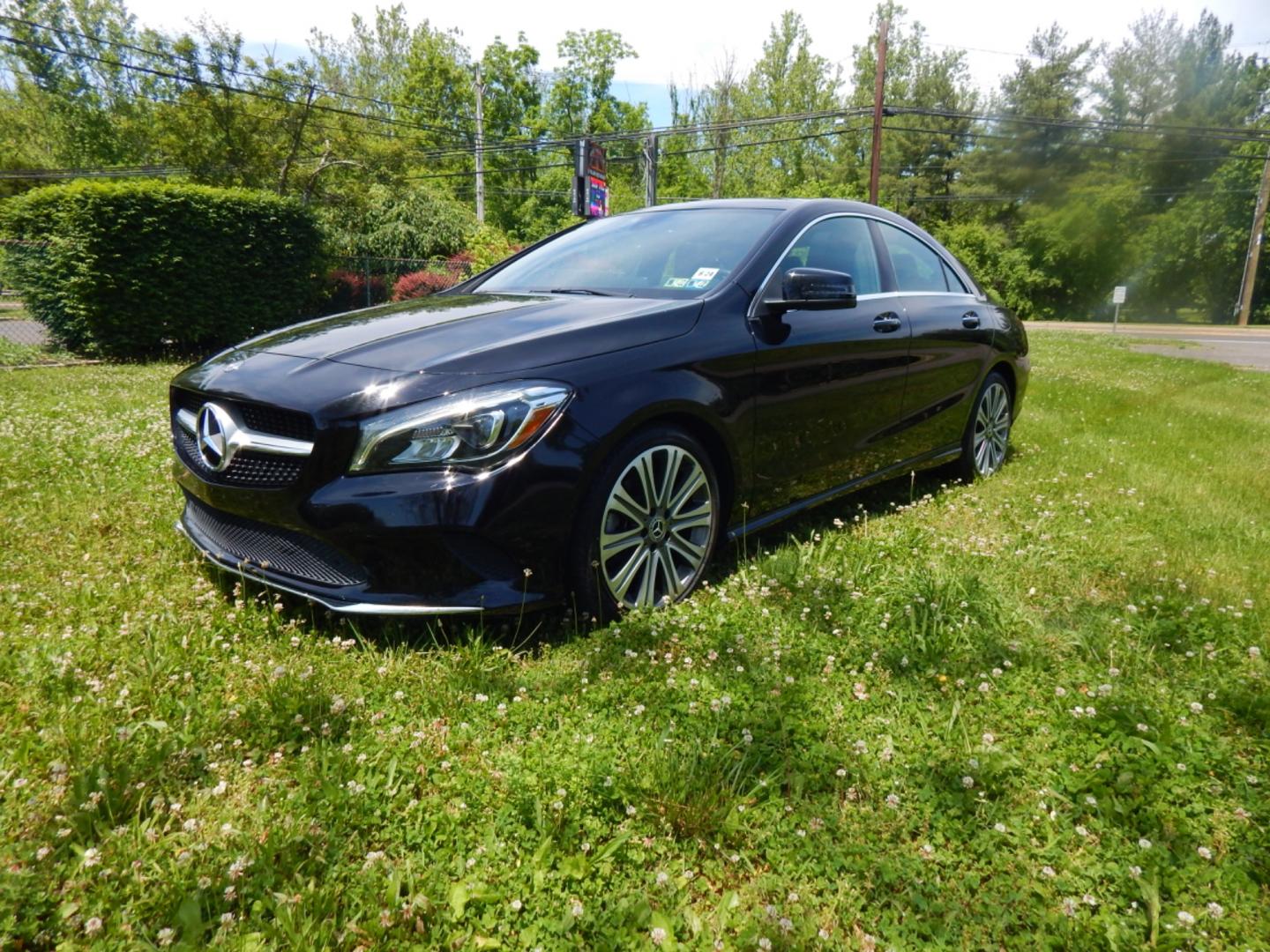 2019 Black /Black Leather Mercedes-Benz CLA-Class CLA250 4MATIC (WDDSJ4GB2KN) with an 2.0L L4 DOHC 16V engine, 7A transmission, located at 6528 Lower York Road, New Hope, PA, 18938, (215) 862-9555, 40.358707, -74.977882 - Here we have a beautiful Mercedes CLA 250 with a 2.0L 4 cylinder engine putting power to all four wheels via an automatic transmission. Options include: black leather, dual power seats, dual climate controls, AM/FM/CD/MEDIA and navigation radio, tilt steering wheel, cruise control, automatic headlig - Photo#0